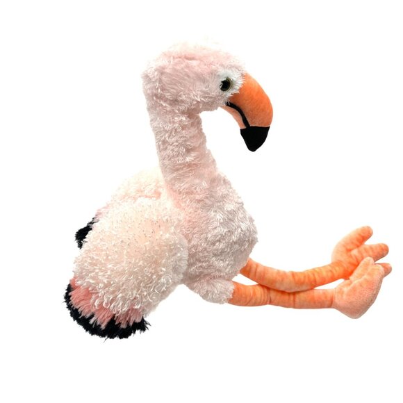 Disney Animal Kingdom Plush Flamingo Plush Stuffed Animal Bird 21" Pink & Orange - Picture 8 of 15